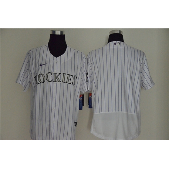 Rockies Blank White Flexbase Jersey Rockies Blank White Flexbase Jersey