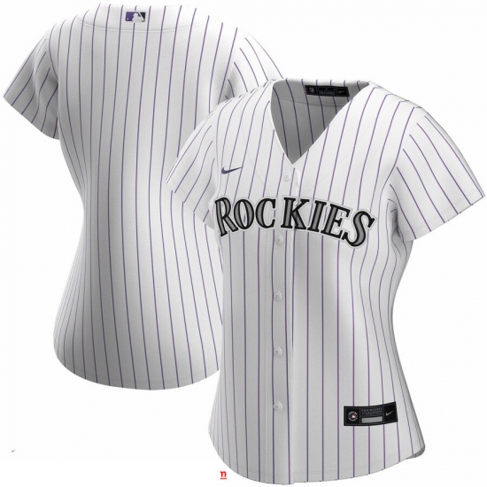 Colorado Rockies Nike Women Home 2020 MLB Team Jersey White Colorado Rockies Nike Women Home 2020 MLB Team Jersey White