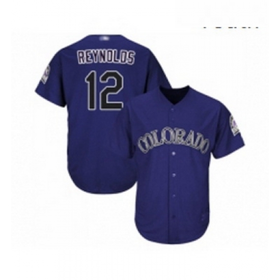 Youth Colorado Rockies 12 Mark Reynolds Replica Purple Alternate 1 Cool Base Baseball Jersey Youth Colorado Rockies 12 Mark Reynolds Replica Purple Alternate 1 Cool Base Baseball Jersey