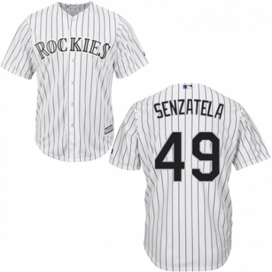 Youth Majestic Colorado Rockies 49 Antonio Senzatela Authentic White Home Cool Base MLB Jersey Youth Majestic Colorado Rockies 49 Antonio Senzatela Authentic White Home Cool Base MLB Jersey