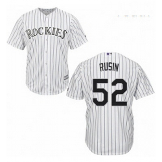 Youth Majestic Colorado Rockies 52 Chris Rusin Replica White Home Cool Base MLB Jersey Youth Majestic Colorado Rockies 52 Chris Rusin Replica White Home Cool Base MLB Jersey