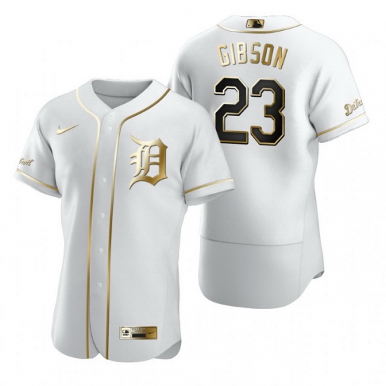 Detroit Tigers 23 Kirk Gibson White Nike Mens Authentic Golden Edition MLB Jersey Detroit Tigers 23 Kirk Gibson White Nike Mens Authentic Golden Edition MLB Jersey