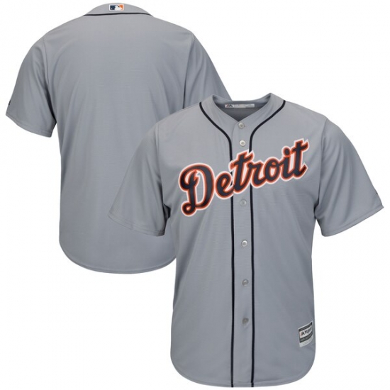 MLB Tigers Blank Orange Grey Cool Base Men Jersey MLB Tigers Blank Orange Grey Cool Base Men Jersey