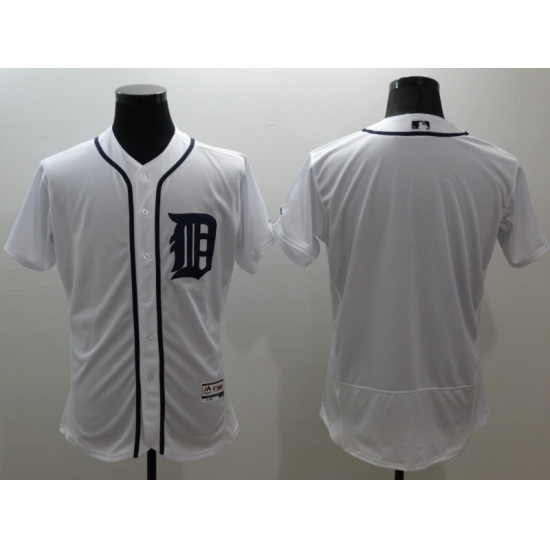 MLB Tigers Blank White Blank Cool Base Men Jersey MLB Tigers Blank White Blank Cool Base Men Jersey
