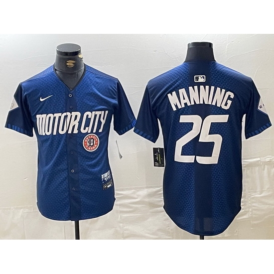 Men Detroit Tigers 25 Matt Manning 2024 Navy City Connect Cool Base Limited Stitched Jersey 5 Men Detroit Tigers 25 Matt Manning 2024 Navy City Connect Cool Base Limited Stitched Jersey 5