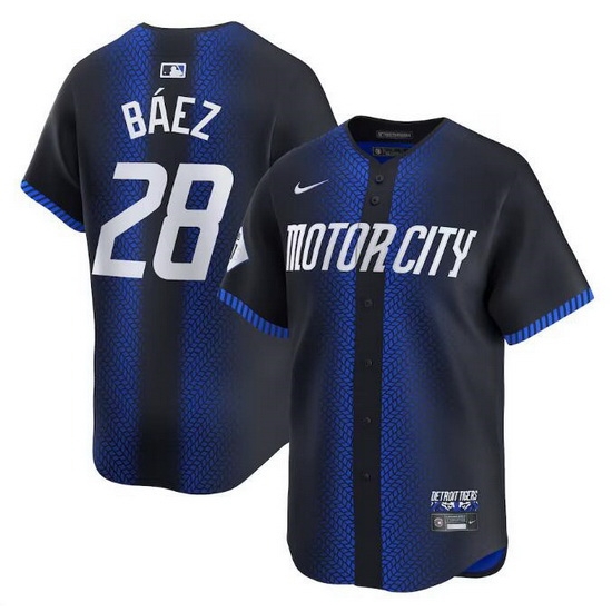 Men Detroit Tigers 28 Javier B E1ez 2024 Navy City Connect Cool Base Limited Jersey Men Detroit Tigers 28 Javier B E1ez 2024 Navy City Connect Cool Base Limited Jersey
