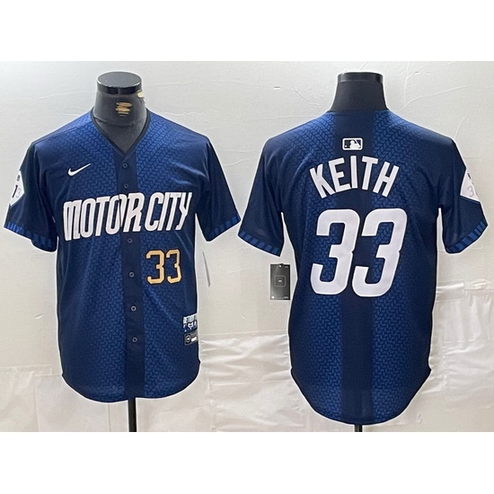 Men Detroit Tigers 33 Colt Keith 2024 Navy City Connect Cool Base Limited Stitched Jersey 2 Men Detroit Tigers 33 Colt Keith 2024 Navy City Connect Cool Base Limited Stitched Jersey 2