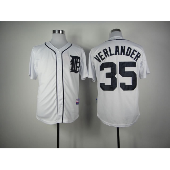 Men Detroit Tigers #35 Justin Verlander White 1984 Turn Back Jersey Men Detroit Tigers #35 Justin Verlander White 1984 Turn Back Jersey