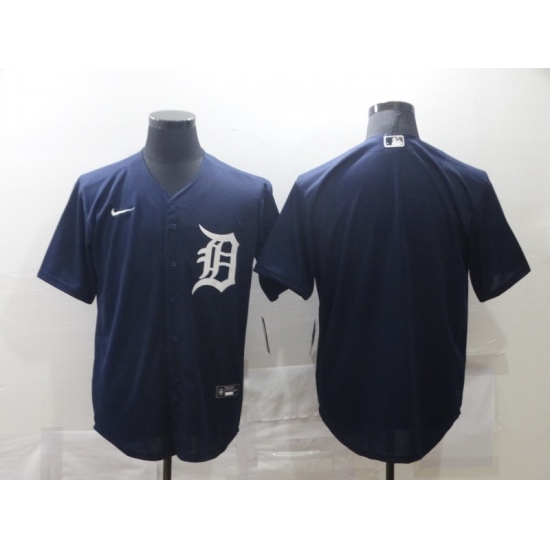 Men Detroit Tigers Nike Blue Blank Jersey Men Detroit Tigers Nike Blue Blank Jersey