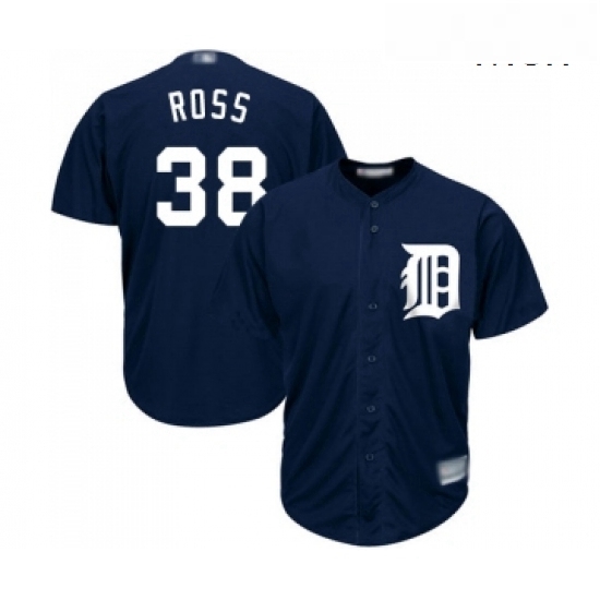 Mens Detroit Tigers 38 Tyson Ross Replica Navy Blue Alternate Cool Base Baseball Jersey Mens Detroit Tigers 38 Tyson Ross Replica Navy Blue Alternate Cool Base Baseball Jersey