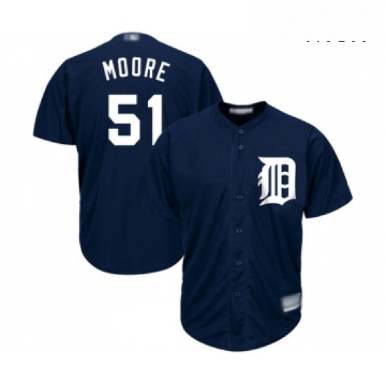 Mens Detroit Tigers 51 Matt Moore Replica Navy Blue Alternate Cool Base Baseball Jersey Mens Detroit Tigers 51 Matt Moore Replica Navy Blue Alternate Cool Base Baseball Jersey