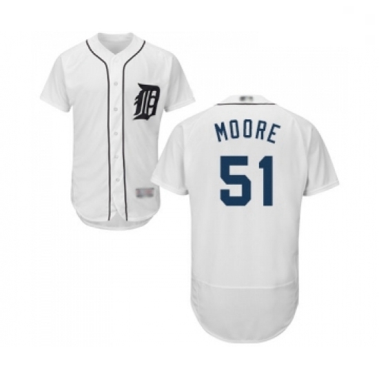 Mens Detroit Tigers 51 Matt Moore White Home Flex Base Authentic Collection Baseball Jersey Mens Detroit Tigers 51 Matt Moore White Home Flex Base Authentic Collection Baseball Jersey