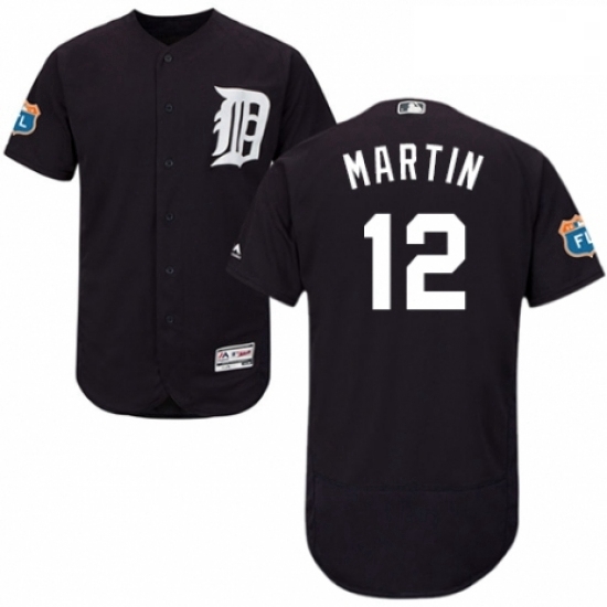 Mens Majestic Detroit Tigers 12 Leonys Martin Navy Blue Alternate Flex Base Authentic Collection MLB Jersey Mens Majestic Detroit Tigers 12 Leonys Martin Navy Blue Alternate Flex Base Authentic Collection MLB Jersey