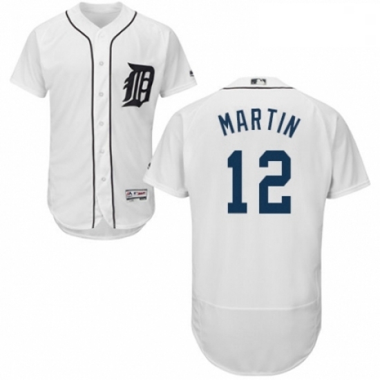 Mens Majestic Detroit Tigers 12 Leonys Martin White Home Flex Base Authentic Collection MLB Jersey Mens Majestic Detroit Tigers 12 Leonys Martin White Home Flex Base Authentic Collection MLB Jersey