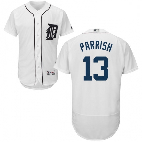 Mens Majestic Detroit Tigers 13 Lance Parrish White Home Flex Base Authentic Collection MLB Jersey Mens Majestic Detroit Tigers 13 Lance Parrish White Home Flex Base Authentic Collection MLB Jersey