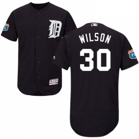 Mens Majestic Detroit Tigers 30 Alex Wilson Navy Blue Alternate Flex Base Authentic Collection MLB Jersey Mens Majestic Detroit Tigers 30 Alex Wilson Navy Blue Alternate Flex Base Authentic Collection MLB Jersey