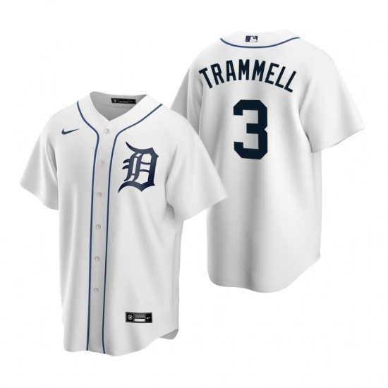 Mens Nike Detroit Tigers 3 Alan Trammell White Home Stitched Baseball Jerse Mens Nike Detroit Tigers 3 Alan Trammell White Home Stitched Baseball Jerse