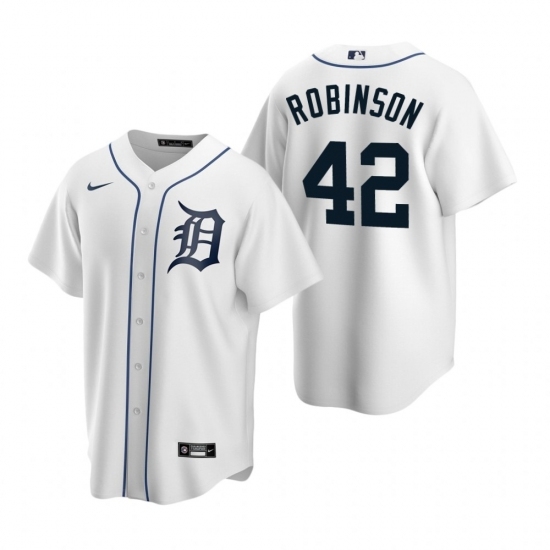 Mens Nike Detroit Tigers 42 Jackie Robinson White Home Stitched Baseball Jersey Mens Nike Detroit Tigers 42 Jackie Robinson White Home Stitched Baseball Jersey