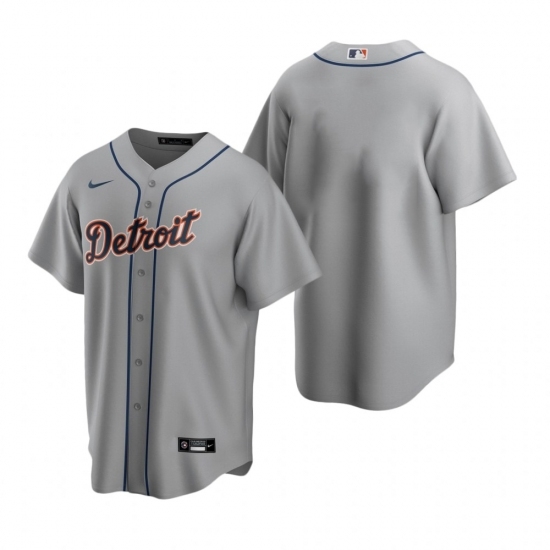 Mens Nike Detroit Tigers Blank Gray Road Baseball Jersey Mens Nike Detroit Tigers Blank Gray Road Baseball Jersey