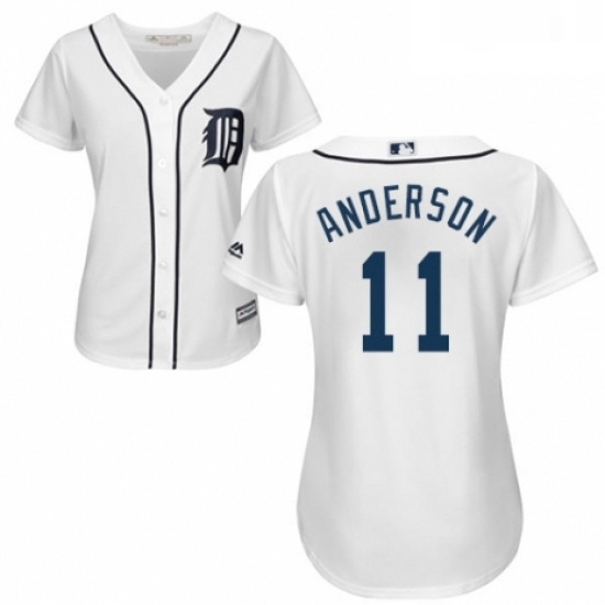 Womens Majestic Detroit Tigers 11 Sparky Anderson Replica White Home Cool Base MLB Jersey Womens Majestic Detroit Tigers 11 Sparky Anderson Replica White Home Cool Base MLB Jersey