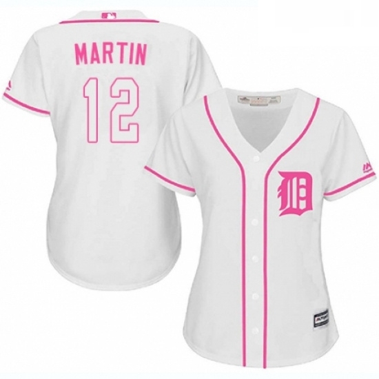 Womens Majestic Detroit Tigers 12 Leonys Martin Authentic White Fashion Cool Base MLB Jersey Womens Majestic Detroit Tigers 12 Leonys Martin Authentic White Fashion Cool Base MLB Jersey