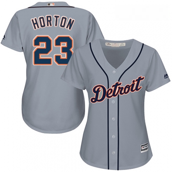 Womens Majestic Detroit Tigers 23 Willie Horton Authentic Grey Road Cool Base MLB Jersey Womens Majestic Detroit Tigers 23 Willie Horton Authentic Grey Road Cool Base MLB Jersey