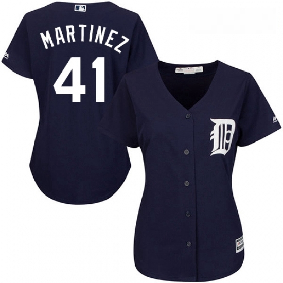 Womens Majestic Detroit Tigers 41 Victor Martinez Replica Navy Blue Alternate Cool Base MLB Jersey Womens Majestic Detroit Tigers 41 Victor Martinez Replica Navy Blue Alternate Cool Base MLB Jersey