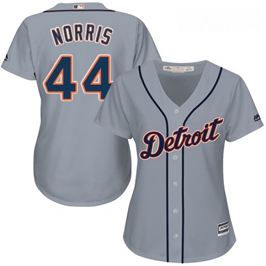 Womens Majestic Detroit Tigers 44 Daniel Norris Replica Grey Road Cool Base MLB Jersey Womens Majestic Detroit Tigers 44 Daniel Norris Replica Grey Road Cool Base MLB Jersey