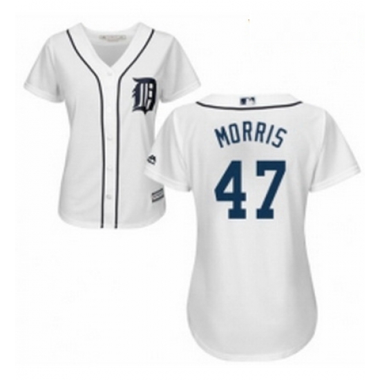 Womens Majestic Detroit Tigers 47 Jack Morris Replica White Home Cool Base MLB Jersey Womens Majestic Detroit Tigers 47 Jack Morris Replica White Home Cool Base MLB Jersey