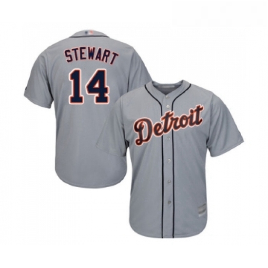 Youth Detroit Tigers 14 Christin Stewart Replica Grey Road Cool Base Baseball Jersey Youth Detroit Tigers 14 Christin Stewart Replica Grey Road Cool Base Baseball Jersey