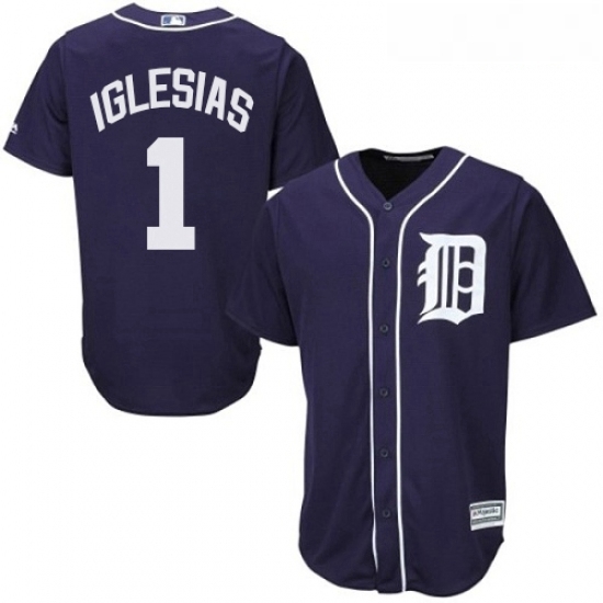 Youth Majestic Detroit Tigers 1 Jose Iglesias Authentic Navy Blue Cool Base MLB Jersey Youth Majestic Detroit Tigers 1 Jose Iglesias Authentic Navy Blue Cool Base MLB Jersey