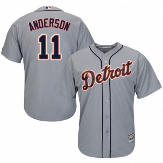 Youth Majestic Detroit Tigers 11 Sparky Anderson Authentic Grey Road Cool Base MLB Jersey Youth Majestic Detroit Tigers 11 Sparky Anderson Authentic Grey Road Cool Base MLB Jersey