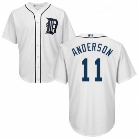 Youth Majestic Detroit Tigers 11 Sparky Anderson Replica White Home Cool Base MLB Jersey Youth Majestic Detroit Tigers 11 Sparky Anderson Replica White Home Cool Base MLB Jersey