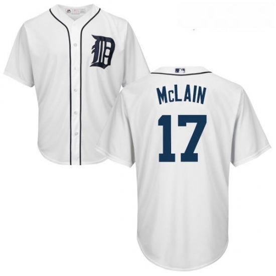 Youth Majestic Detroit Tigers 17 Denny McLain Replica White Home Cool Base MLB Jersey Youth Majestic Detroit Tigers 17 Denny McLain Replica White Home Cool Base MLB Jersey