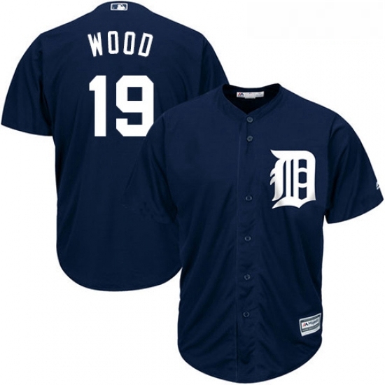 Youth Majestic Detroit Tigers 19 Travis Wood Replica Navy Blue Alternate Cool Base MLB Jersey Youth Majestic Detroit Tigers 19 Travis Wood Replica Navy Blue Alternate Cool Base MLB Jersey