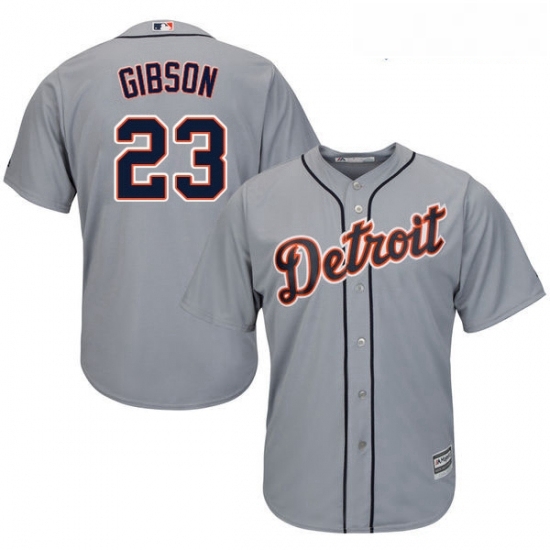 Youth Majestic Detroit Tigers 23 Kirk Gibson Replica Grey Road Cool Base MLB Jersey Youth Majestic Detroit Tigers 23 Kirk Gibson Replica Grey Road Cool Base MLB Jersey