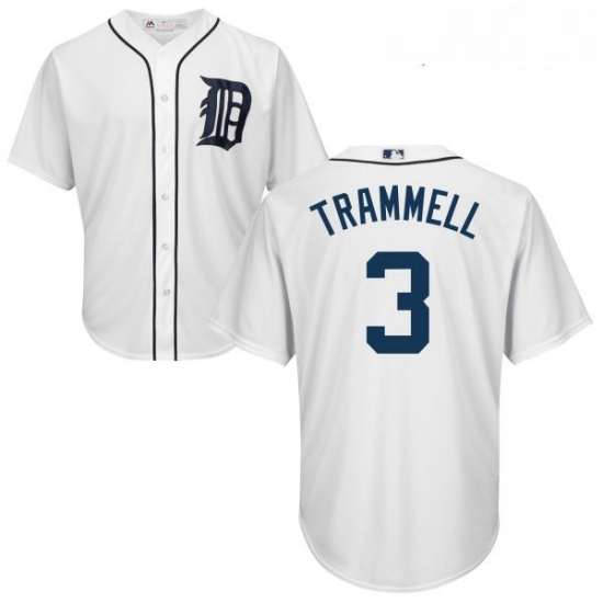 Youth Majestic Detroit Tigers 3 Alan Trammell Replica White Home Cool Base MLB Jersey Youth Majestic Detroit Tigers 3 Alan Trammell Replica White Home Cool Base MLB Jersey