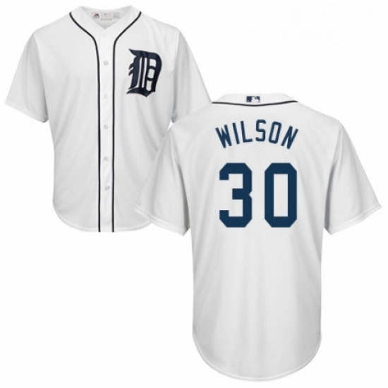 Youth Majestic Detroit Tigers 30 Alex Wilson Authentic White Home Cool Base MLB Jersey Youth Majestic Detroit Tigers 30 Alex Wilson Authentic White Home Cool Base MLB Jersey