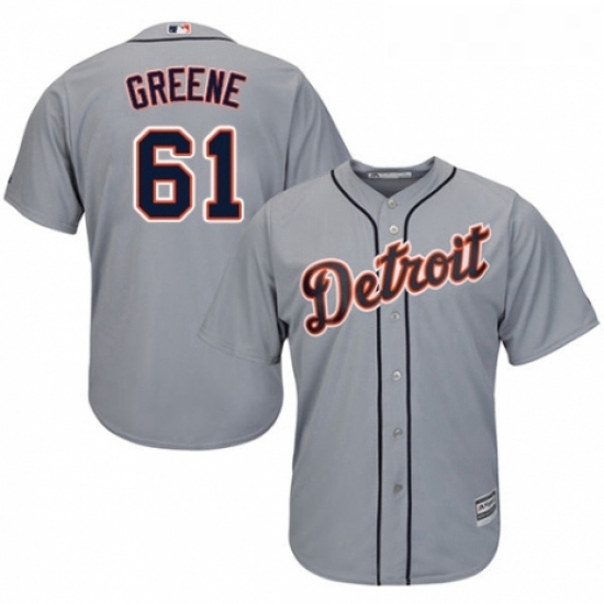 Youth Majestic Detroit Tigers 61 Shane Greene Authentic Grey Road Cool Base MLB Jersey Youth Majestic Detroit Tigers 61 Shane Greene Authentic Grey Road Cool Base MLB Jersey