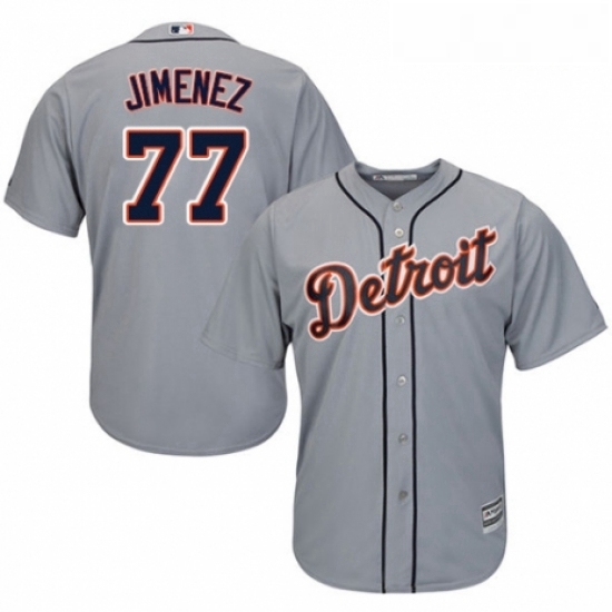 Youth Majestic Detroit Tigers 77 Joe Jimenez Authentic Grey Road Cool Base MLB Jersey Youth Majestic Detroit Tigers 77 Joe Jimenez Authentic Grey Road Cool Base MLB Jersey