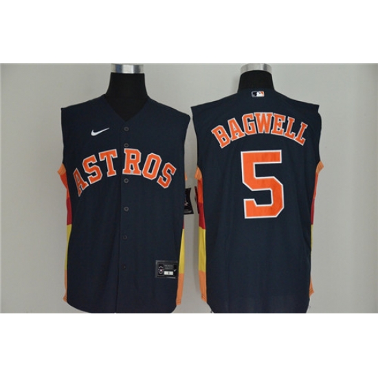 Astros 5 Jeff Bagwell Navy Nike Cool Base Sleeveless Jersey Astros 5 Jeff Bagwell Navy Nike Cool Base Sleeveless Jersey