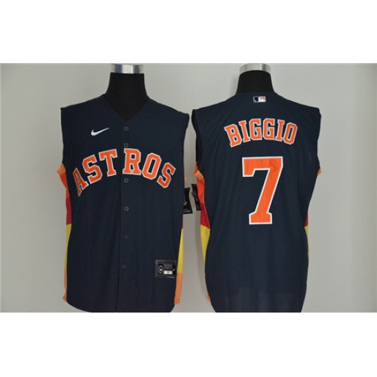 Astros 7 Craig Biggio Navy Nike Cool Base Sleeveless Jersey Astros 7 Craig Biggio Navy Nike Cool Base Sleeveless Jersey