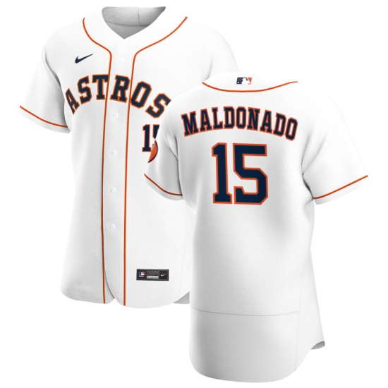 Men Houston Astros 15 Martin Maldonado Men Nike White Home 2020 Flex Base Player MLB Jersey Men Houston Astros 15 Martin Maldonado Men Nike White Home 2020 Flex Base Player MLB Jersey
