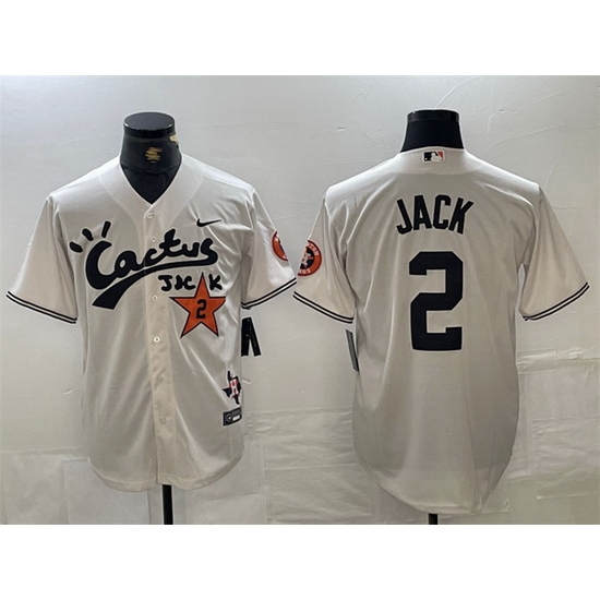 Men Houston Astros 2 Alex Bregman Cream Cactus Jack Vapor Premier Limited Stitched Baseball Jersey Men Houston Astros 2 Alex Bregman Cream Cactus Jack Vapor Premier Limited Stitched Baseball Jersey