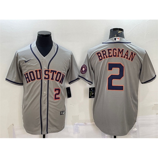 Men Houston Astros 2 Alex Bregman White With Patch Cool Base Stitched Jerseys Men Houston Astros 2 Alex Bregman White With Patch Cool Base Stitched Jerseys