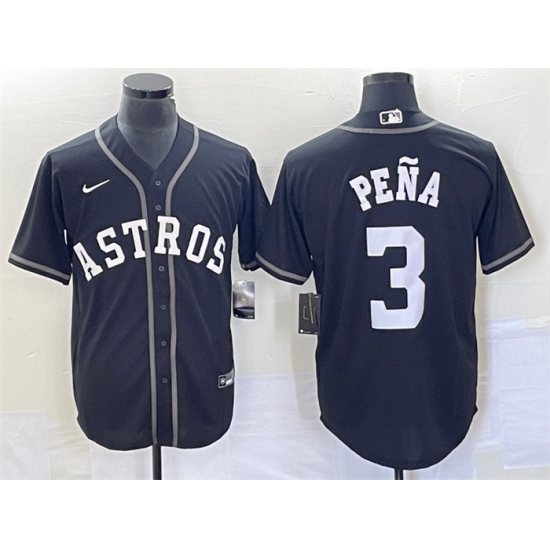 Men Houston Astros 3 Jeremy Pe F1a Black Cool Base Stitched Baseball Jersey Men Houston Astros 3 Jeremy Pe F1a Black Cool Base Stitched Baseball Jersey