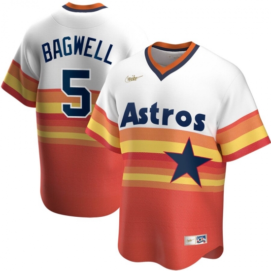 Men Houston Astros 5 Jeff Bagwell Nike Home Cooperstown Collection Player MLB Jersey White Men Houston Astros 5 Jeff Bagwell Nike Home Cooperstown Collection Player MLB Jersey White