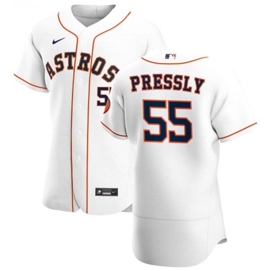 Men Houston Astros 55 Ryan Pressly Men Nike White Home 2020 Flex Base Player MLB Jersey Men Houston Astros 55 Ryan Pressly Men Nike White Home 2020 Flex Base Player MLB Jersey