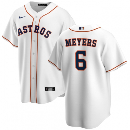 Men Houston Astros 6 Jake Meyers White Cool Base Stitched Baseball Jersey Men Houston Astros 6 Jake Meyers White Cool Base Stitched Baseball Jersey
