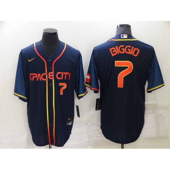 Men Houston Astros 7 Craig Biggio 2022 Navy City Connect Cool Base Stitched Jerse Men Houston Astros 7 Craig Biggio 2022 Navy City Connect Cool Base Stitched Jerse